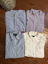 4 Pieces Ralph Lauren Kids Classic Fit Oxford Shirt Size14/S