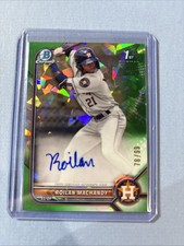 2022 Bowman 1st Rookie Auto Green Ice /99 Roilan Machandy Astros Stud!