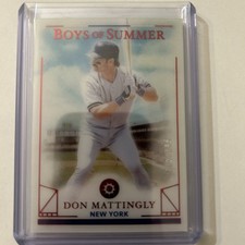 2024 Panini Boys of Summer Don Mattingly Red #’d 115/149 New York Yankees 