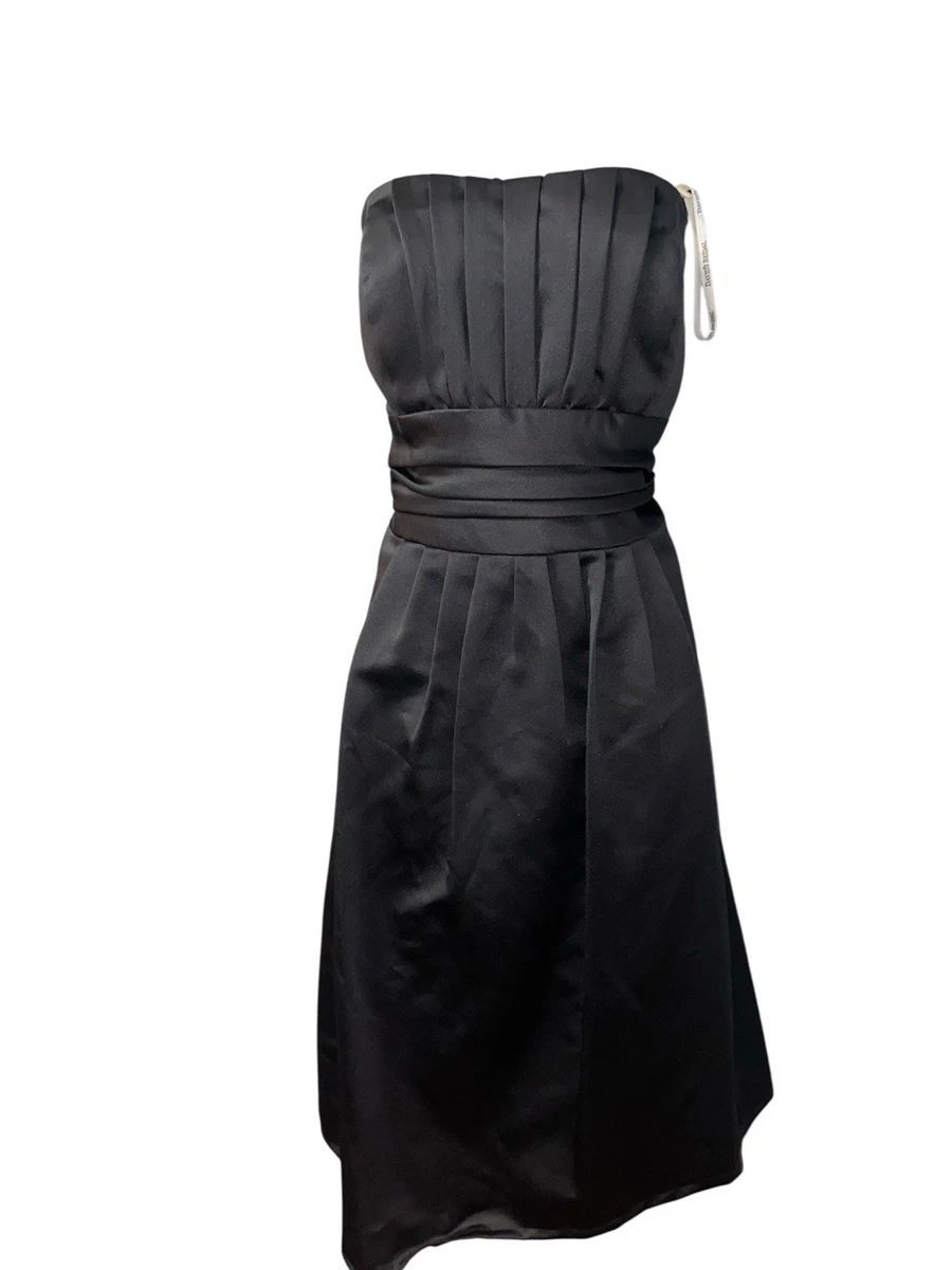 david's bridal black satin bridesmaid dresses davids dress products for sale week1526_20260405 La Petite Robe Noire Inseam:30 and brides who love
