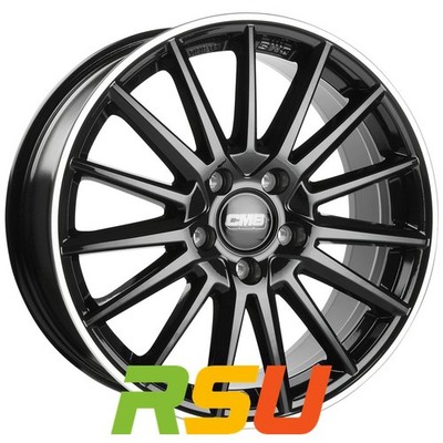 CMS C23 diamond rim black 8x18'' ET48 LK5 108 ML 63.4 Alufelgen 18 Zoll