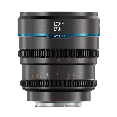 SIRUI Nightwalker Series 35mm T1.2 S35 Manual Focus Cine Gray Lens, M4/3 Mount