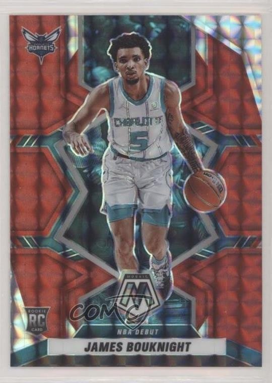 2021-22 Panini Mosaic NBA Debut Red Mosaic Prizm James Bouknight #274 0wp8