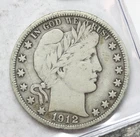 1912d Barber Half Dollar