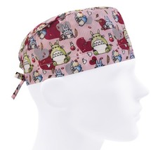 Surgical Cap Men, Surgery Scrub Hat, Cartoon Forest Medical Headgear for Nurse