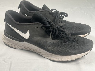 Nike Odyssey React 2 Flyknit Shoes Mens Size 13 Black Running Comfort Walking