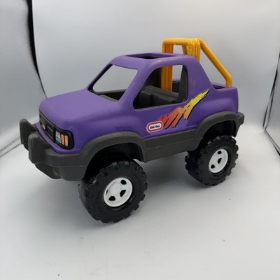 Little Tikes Rugged Riggz Purple Baja Monster Truck Car Push Along Retro Toy