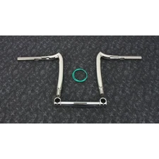 KST Kustoms Polished 1 1/2 in. Spearhead 12 in. Rise Handlebar - KST-3SH12