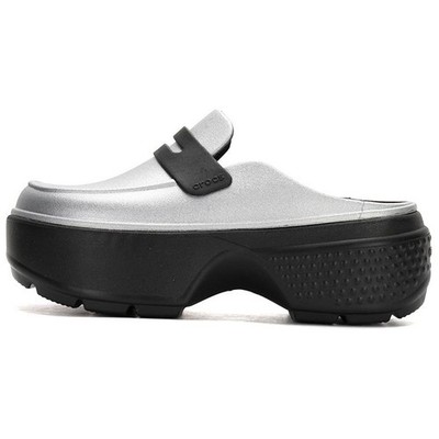 Crocs Stomp Loafer Silver Black - 210363-01V