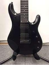 Music Man JP7 STLTHBK/EB Piezo Stratocaster Type Guitar JP