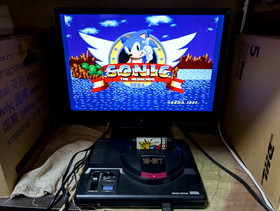 SEGA Mega Drive 16BIT Console Sonic Japan  Box