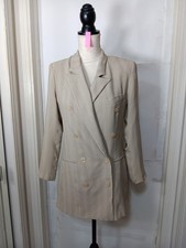 Anne Klein Women's beige linen blazer Size 4