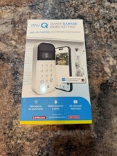 myQ Smart Garage Door Video Keypad with Wide-Angle Camera, Customizable PIN Code