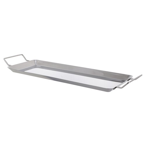 2 Pcs Stainless Steel Bakeware Non-Stick Grill Plate Grilled Fish Pan - Picture 6 of 12