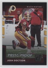 2017 Panini Donruss Press Proof Black /10 Josh Doctson #220 fm0