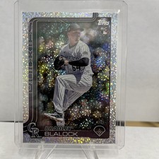 2025 Topps Series 1 Celebration Bradley Blalock Confetti Colorado Rockies #161