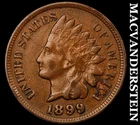 1899 Indian Head Cent- Very Fine Better Date No Reserve #i9285