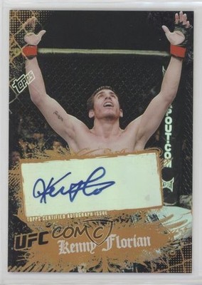 2010 Topps UFC Main Event Bronze Auto 19/50 Kenny Florian #75 Auto 0dj8