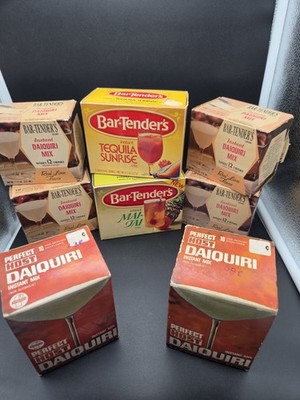 LOT Bar-Tenders Perfect Host Instant Drink Mix BAR PROP Daiquiri Mai Tai Sunrise