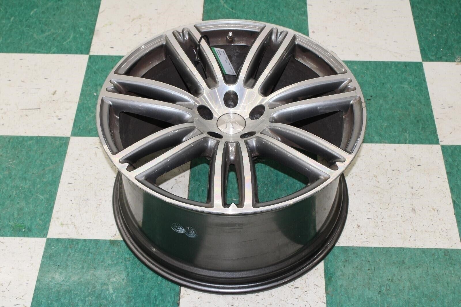 14-21 Ghibli Grey Silver Alloy Rear Wheel 20x10.5 Seven Split Spoke OEM WTY Rim