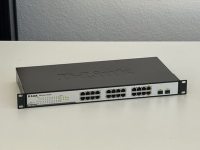 D-Link DGS-1224T 19'' Gigabit Smart Switch, 24x RJ-45, 2x SFP shared