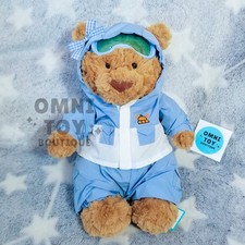 AUTHENTIC New Jellycat Bartholomew Bear Snow Suit Ski w/ BOW Winter Holiday Gift