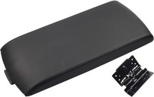 Center Console Armrest Cover In Black Microfiber Leather For Ford Flex 2013-2017 Center Console Armrest Cover In Black Microfiber Leather For Ford Flex 2013-2017