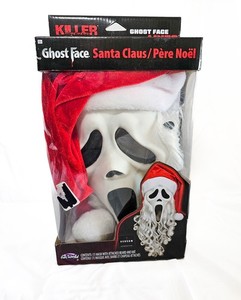 SCREAM GHOST FACE SANTA CLAUS MASK ADULT FUN WORLD 2021 KILLER FOR ALL SEASONS