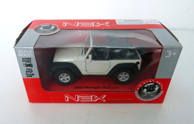 Welly Nex Jeep Wrangler Rubicon White 1:43 Diecast Model NIB