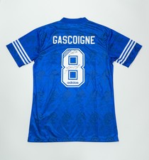 Paul Gascoigne Signed Rangers Shirt Autograph Gazza Football Memorabilia COA
