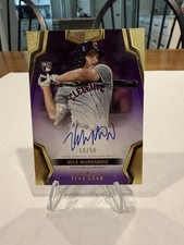 2024 Topps Five Star - Autographs Kyle Manzardo 10/50 #FSA-KM Purple /50 (AU, RC