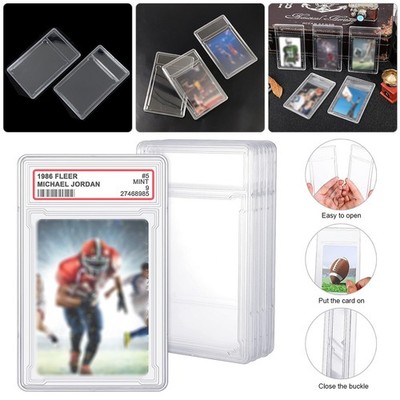 5-50Pcs Card Collection Display Brick Rating Card Brick Storage Card Holder