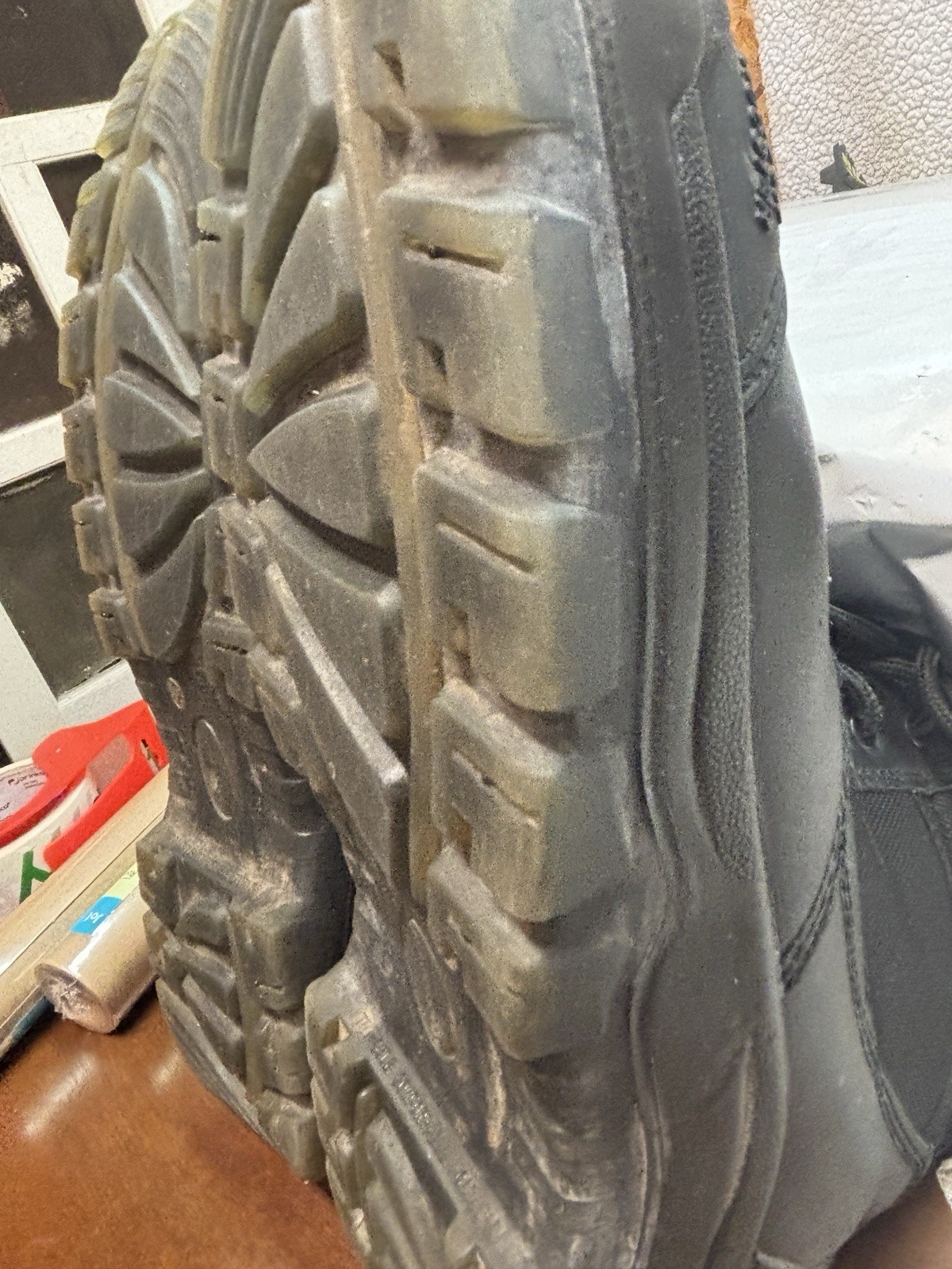 ROCKROOSTER Mens Zipper Work Boots, 6” Steel Toe Side - Zip Work Boots, Black