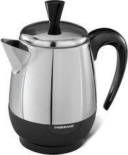 Farberware Electric Coffee Percolator, FCP240, Stainless Steel Basket, Automatic