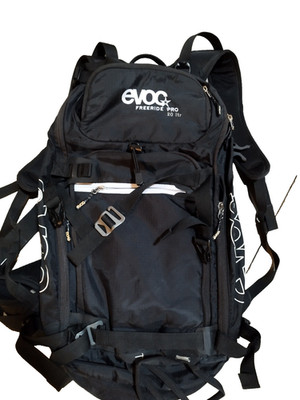 Evoc Freeride Pro 20L Rucksack Schwarz   Protektor-Rucksack Ski/MTB/Snowboard