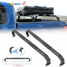 Fit 2004-2012/2015-2025 Chevy Colorado/GMC Canyon Cross Bars Truck Bed Rack Pair