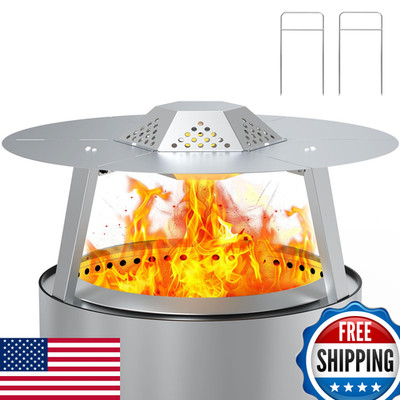 Outspark Heat Deflector For Solo Stove 19.5 Bonfire 1.0 2.0 Fire Pit