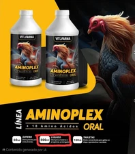 Aminoplex 10 amino acids Minerals For Rooster Hatching Eggs 16 Oz, 500 ml