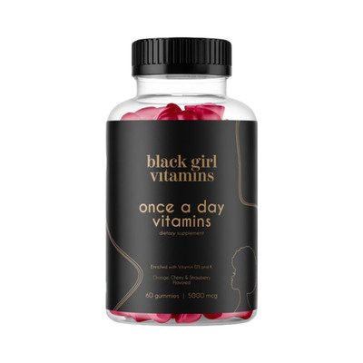 Black Girl Vitamins Once A Day - Daily Multivitamin for Women - 60 Gummies