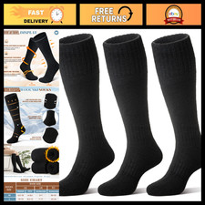 Unisex Merino Wool Thermal Knee High Socks - Warm, Comfortable Ski  Winter Gear