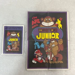 1983 Topps Video City Donkey Kong Junior Sticker Card Lot of 5
