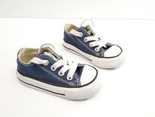 Infant Converse Chuck Taylor All Star Low Top Navy Size 4 100 Authentic