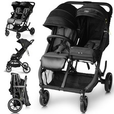 Double Stroller Side by Side for Newborn and Toddler up to 48.5 lbs per seat