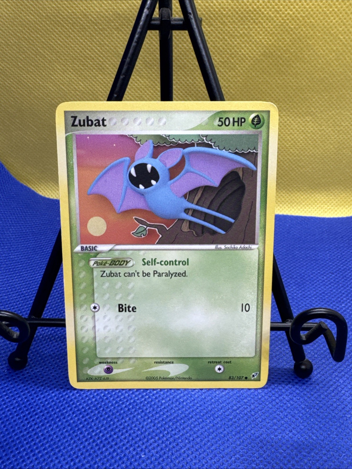 Zubat EX Deoxys 83/107 Pokemon Card NM