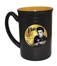 Elvis Presley Gold Record Ceramic Coffee Mug