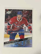 2020-21 Upper Deck Young Guns Rookie #490 Lukas Vejdemo YG RC Montreal Canadiens