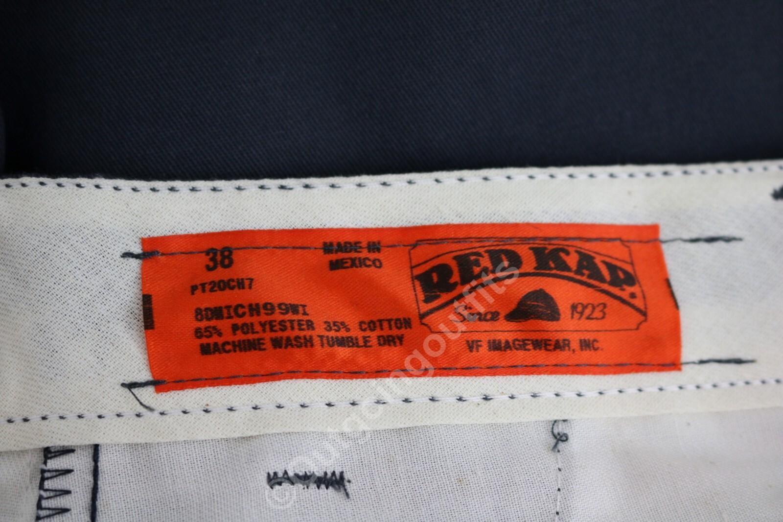 NEW Red Kap Industries Men's Gray Work Pants Size w38 L29