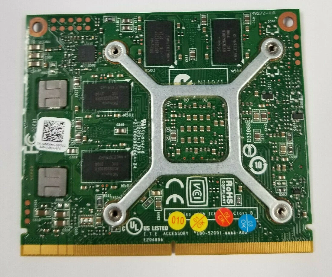 DELL Precision M4700 M6700 Nvidia Quadro K2000M 2GB Video Graphics