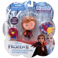 Frozen II Squishy Necklace Anna Design Beads Charm Craft Art Jewelry Disney New 