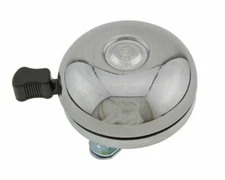 Shiny Chrome Crown Style Lowrider Bicycle Handlebar Mount Steel Cruiser Bell.